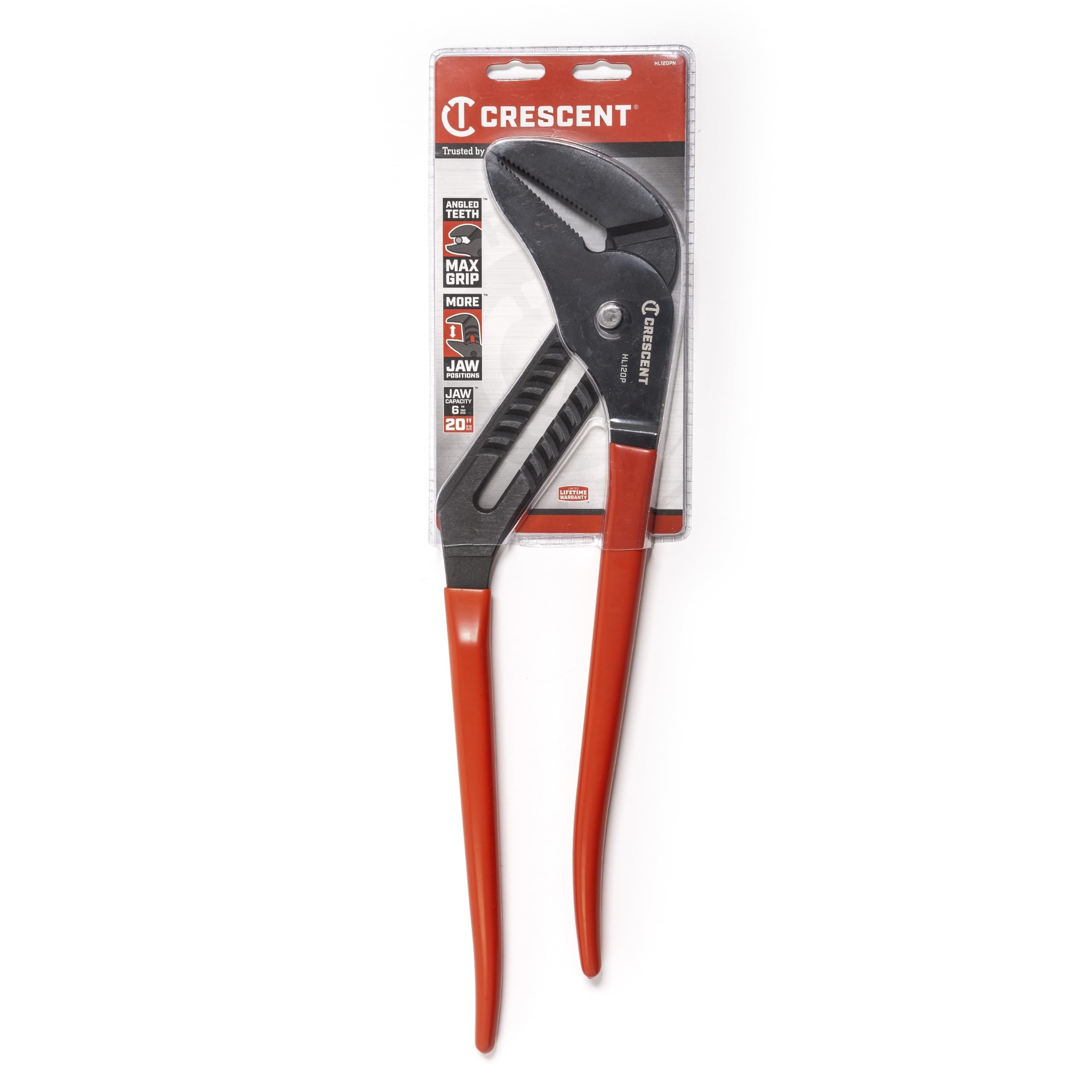 Crescent Tongue & Groove Plier - Straight Jaw 20 Inch - Tongue And